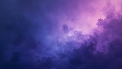 Obraz premium Abstract Nebula, Deep Blue and Purple Gradient Shapes Background Image