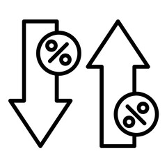 Interest Rate Changes Icon