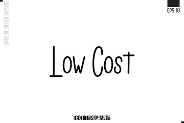 Special Offer Typography Text Script Lettering Design Low Cost