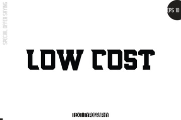 Special Offer Template Design Banner Typography Text Low Cost