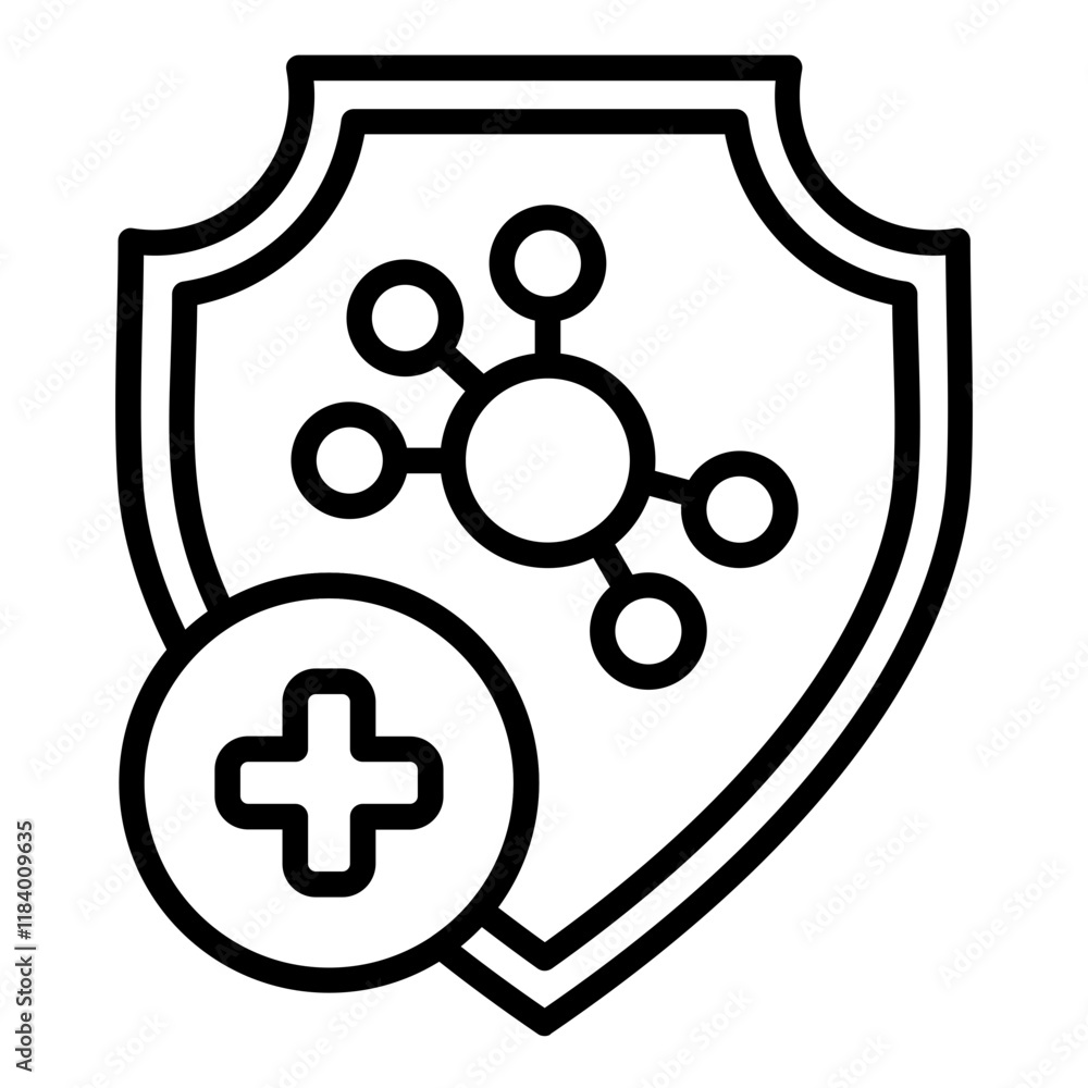 Poster Immune System Icon