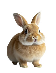Obraz premium Charming Britannia Petite rabbit on transparent background