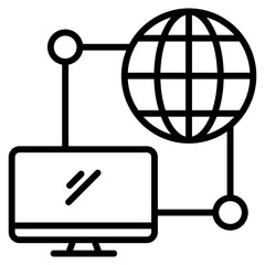 data hosting single icon