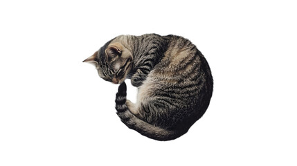 Fototapeta premium cat sleeping png