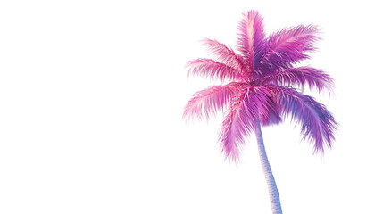 Obraz premium neon palm tree png