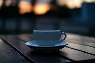 A selective focus image of a cup