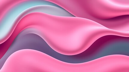 Fototapeta premium Luminous Wavy Glowing Background Design