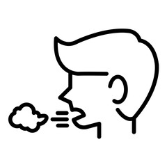 Smoke Inhalation Icon