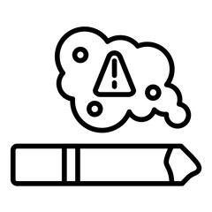 Smoking Hazard Icon