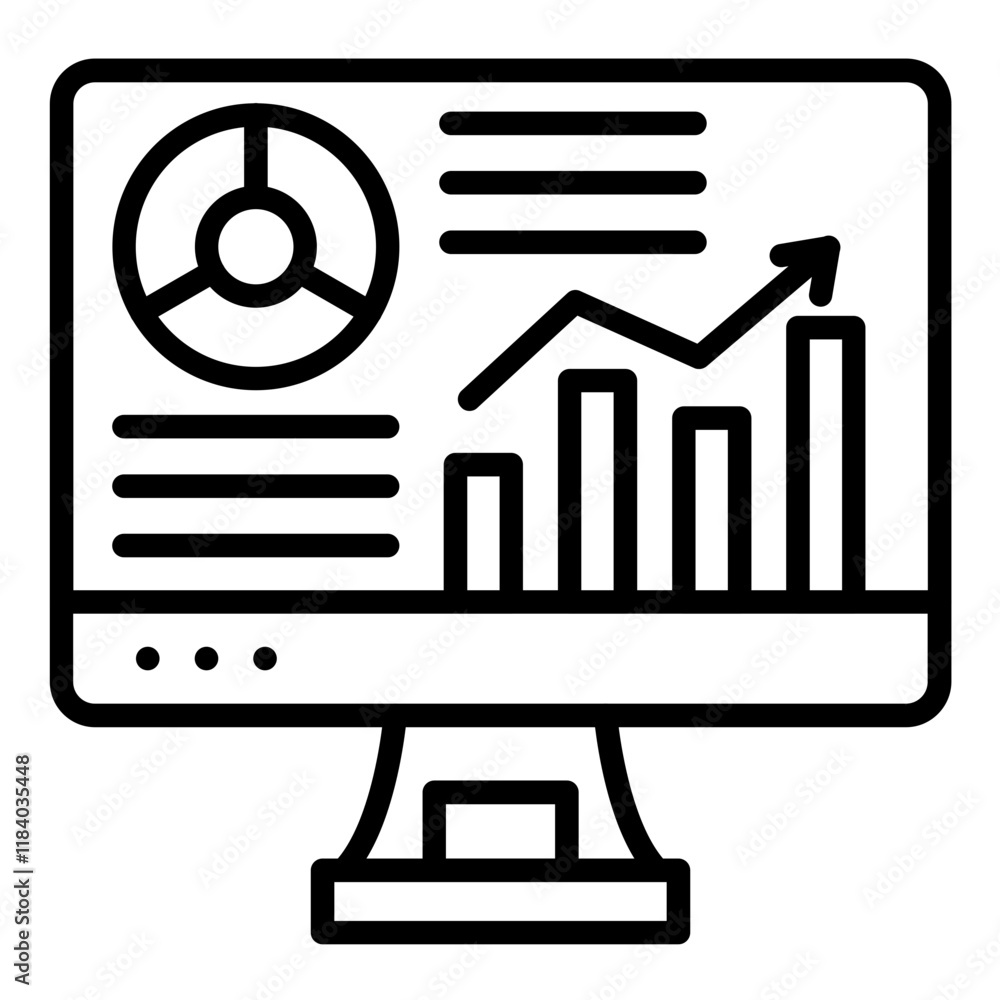 Poster Data Visualization Icon