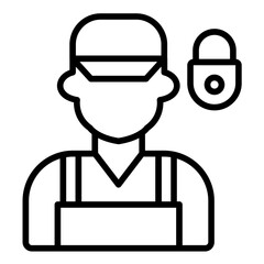 Commercial locksmith Icon