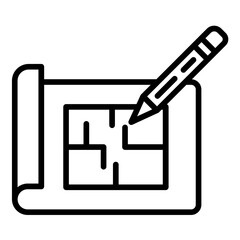 Blueprint Drafting Icon