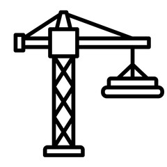 Construction Crane Icon