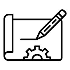 Technical Draft Icon