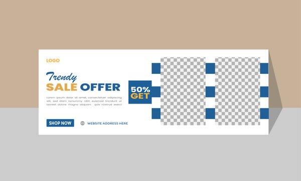 Trendy Sale Offer Billboard Design