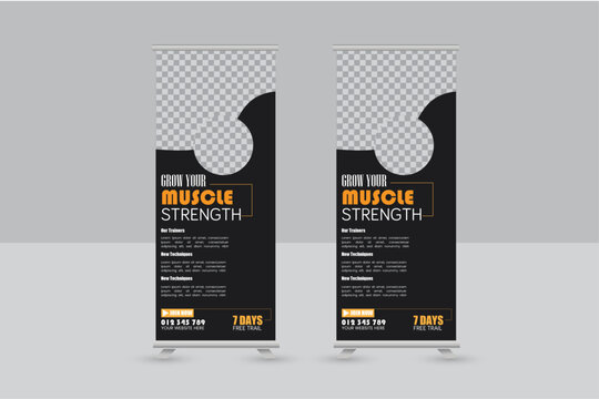 Gym Rollup Banner Design