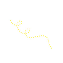 Yellow Dotted Line 