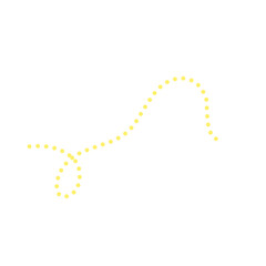 Yellow Dotted Line 