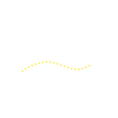 Yellow Dotted Line 