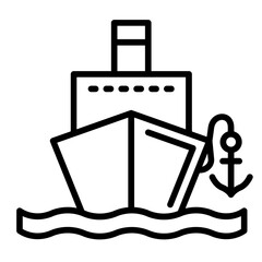 Ships Anchor Icon