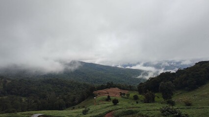 Fototapeta premium Mystical Mountains in the Mist
