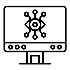 Cyber eye Icon