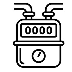 Gas Meter Icon