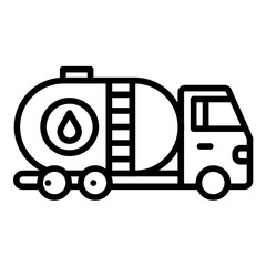 Oil Truck Icon