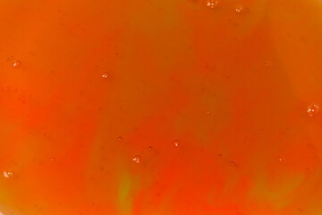 Red slime toy isolated background.