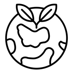 Eco Globe Icon
