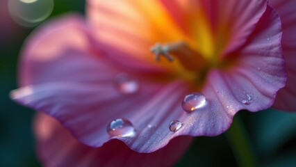 Close-Up of Purple Flower in Bloom During Golden Hour

