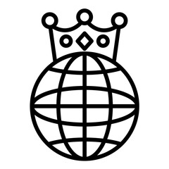 Royal Globe Icon
