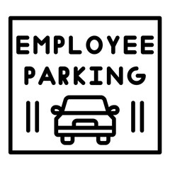 Employee Parking Icon
