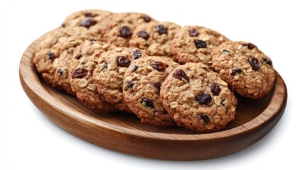 A Delicious Stack of Homemade Oatmeal Raisin Cookies