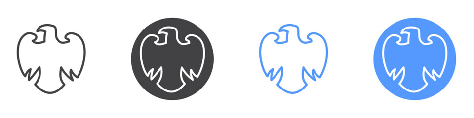 Bird icon vector symbol outline sign