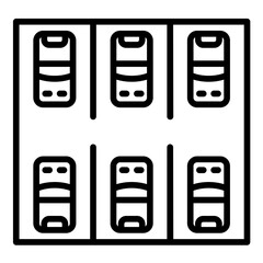 Rooftop Parking Icon