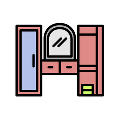 Wardrobe Icon Design