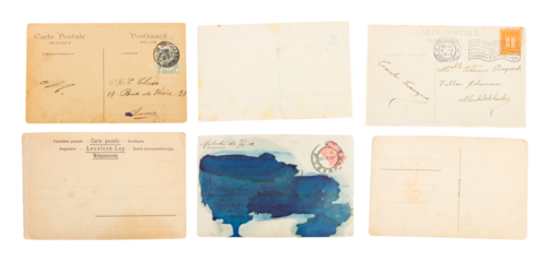 old postcard background