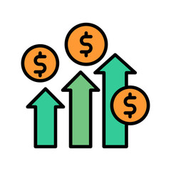 Obraz premium Profit Icon Design