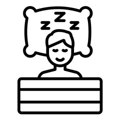 Peaceful Sleep Icon