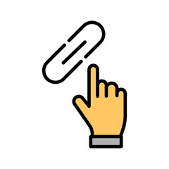 Link Click Icon Design