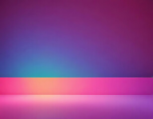 Obraz premium Gradients transitioning between bold neon colors.