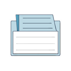 index cards vector icon, office vector illustration - simple illustration of index cards perfect for logos, and office-themed designs.