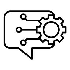 Natural Language Processing Icon