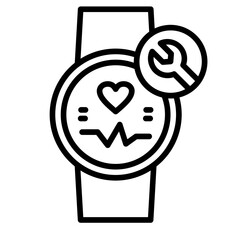 Fitness Tracker Repair Icon