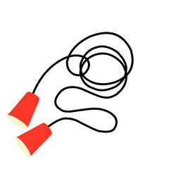 Paper Cup Phone Illustration 