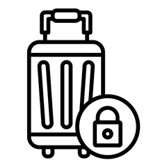 Travel Lock Icon