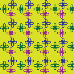 seamless pattern with flowers