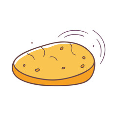 baked potato vector icon, foods vector illustration - simple illustration of baked potato perfect for logos, and foods-themed designs.