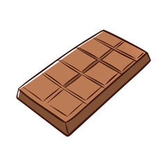 chocolate bar vector icon, foods vector illustration - simple illustration of chocolate bar perfect for logos, and foods-themed designs.